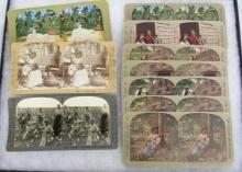 Grouping (10) Antique Black Americana Stereoview Cards
