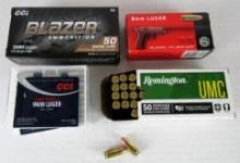 Lot 6 NOS Boxes (180 Rds) Assorted 9 mm Luger Ammo