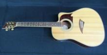 Vintage Kona Acoustic Electric 6 String Guitar