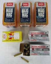 6 Boxes (285 Rds) Assorted 22 MAG Ammo