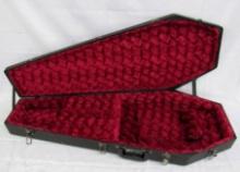 Excellent 43" Electric Guitar "Coffin Case"
