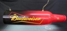 Excellent Budweiser 48" Figural Bottle Pool Table Lamp