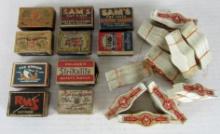 Grouping Antique Matchboxes, and Unused Cigar Labels