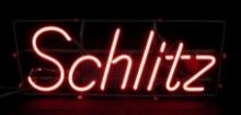 Outstanding 1960's Schlitz Beer Neon Bar Sign