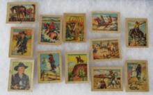 Lot (12 Diff) 1951 Hopalong Cassidy Non-Sports Cards