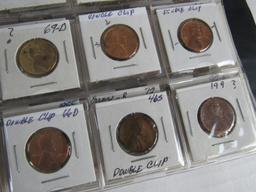 Album of US Error Coins- Cents, Dimes, Nickels, Quarters, Halves.