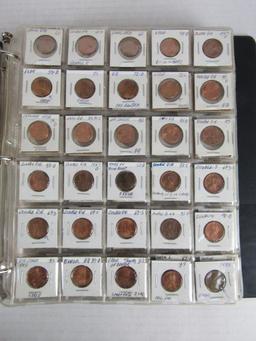 Album of US Error Coins- Cents, Dimes, Nickels, Quarters, Halves.