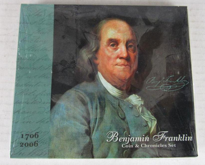 2006 Benjamin Franklin US Mint Silver Coin & Chronicles Set (Sealed)