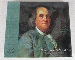 2006 Benjamin Franklin US Mint Silver Coin & Chronicles Set (Sealed)