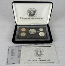 1995 US Mint Premier (Black Box) Silver Proof Set
