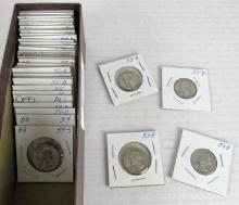 Lot (37) 1953-1961 Silver Washington Quarters