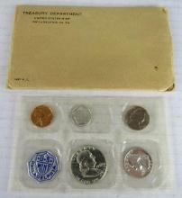 1957 P Silver Mint Proof Set in Original Envelope