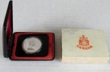 1975 Canadian Proof Silver Dollar