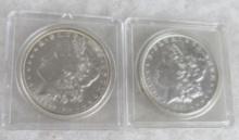 1887 & 1889 Morgan Silver Dollars