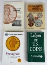 Lot (4) Coin Collector's Books