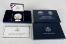 Beautiful 2003 First Flight Centennial US Mint Silver Proof Dollar MIB
