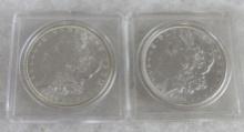 1885 & 1886 Morgan Silver Dollars