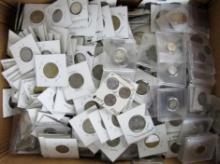 Large Mixed Lot Carded Coins- Mostly US