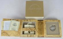 Beautiful 2004 Lewis & Clark US Mint Silver Proof Dollar w/ Native American Pouch Set