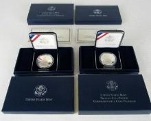 Lot (2) 2004 Thomas Alva Edison US Mint Silver Proof Dollars MIB