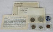 Lot (2) 1965 P Special Mint Sets w/ 40% Clad Silver in Original Envelope