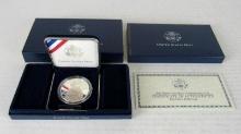Beautiful 2004 Thomas Alva Edison US Mint Silver Proof Dollar MIB