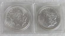 1886 & 1889 Morgan Silver Dollars