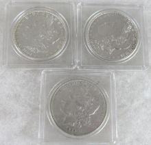 1884, 1889, 1900 Morgan Silver Dollars