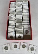Lot (200+) 1916-1945 Silver Mercury Dimes