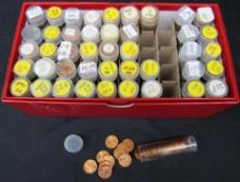 HUGE Estate Collection (44 Rolls) 1920's - 1960's US Lincoln Cents .01 Pennies