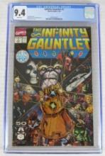 Infinity Gauntlet #1 (1991) Key Issue/ Classic Perez Thanos Cover CGC 9.4