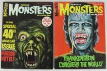Famous Monsters of Filmland #39 & 40 (1966) Silver Age Warren Horror!