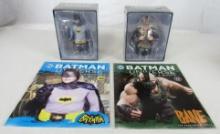 Lot (2) Eaglemoss DC Batman Universe Bust Sculptures MISP w/ Publications