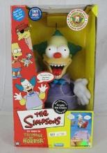 RARE Playmates Simpsons Treehouse of Horror Talking Krusty the Clown MIB Working