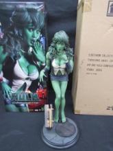Beautiful SHE-HULK Adam Hughes Sideshow 1:4 Scale Comiquette Statue MIB
