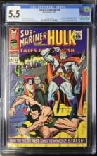 Tales to Astonish #90 (1967) KEY 1st Appearance ABOMINATION CGC 5.5