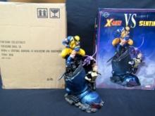 Large Sideshow 1/6 Scale X-Men vs Sentinel Wolverine & Shadowcar Diorama Statue