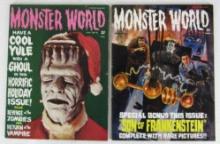 Monster World #6 & 7 (1965) Silver Age Warren Horror!
