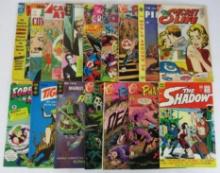 Lot (16) Silver Age- Mixed: Shadow, Gold Key, Dell, Romance, etc.