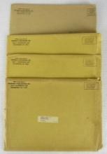 Lot (4) Rare Original 1960's Famous Monsters of Filmland Mailing Envelopes- Warren Pub