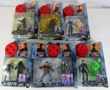 Lot (7) Toybiz X-Men The Movie Action Figure MOC. Wolverine, Rogue ++