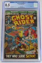 Marvel Spotlight #7 (1972) Bronze Age Key 3rd Appearance Ghost Rider CGC 8.5