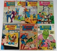 Action Comics Early Silver Age Lot 274, 280, 281, 297, 310, 327, 332