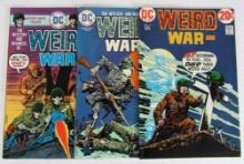 Weird War Tales Bronze Age Lot #11, 26, 40