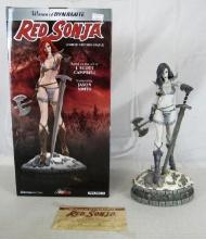 Excellent Women of Dynamite Red Sonja Statue /1,000 COA J Scott Campbell MIB