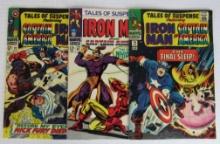 Tales of Suspense Silver Age lot #74, 92, 97