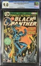 Jungle Action #21 (1976) Bronze Age Black Panther/ Classic Ku Klux Klan Story CGC 9.0
