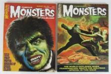 Famous Monsters of Filmland #34 & #42 Silver Age Warren Horror