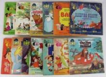 Lot (13) Vintage Walt Disney Read-Along Book & Records