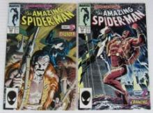 Amazing Spider-Man #293 & 294 (1987) Classic Zeck Kraven Covers